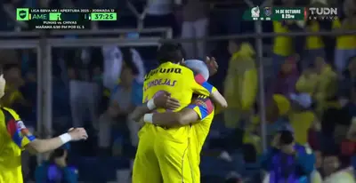 Captura de TUDN del gol de América