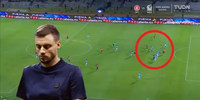 Captura de TUDN del gol de Atlas