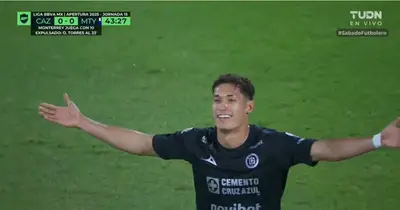 Captura de TUDN del gol de Chiquete