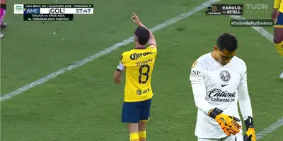 Captura de TUDN del gol de Fidalgo