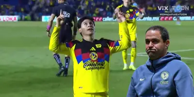 Captura de TUDN del gol de Juárez, con Jardine al frente