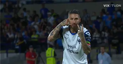 Captura de TUDN del gol de Ramos