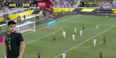 Captura de TUDN del gol de Raúl Jiménez
