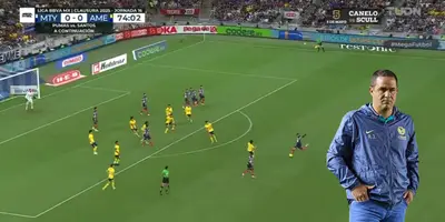 Captura de TUDN del gol de Rayados