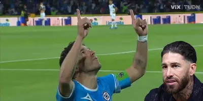 Captura de TUDN del gol de Rivero