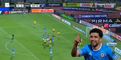 Captura de TUDN del gol de Rivero