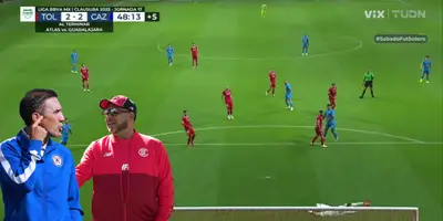 Captura de TUDN del gol de Rotondi