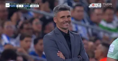 Captura de TUDN del gol de Santos