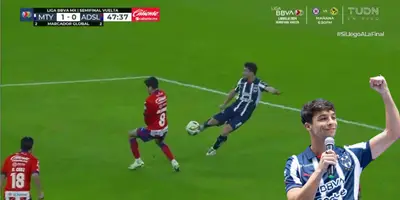 Captura de TUDN del gol de Torres