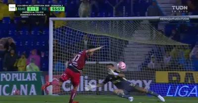 Captura de TUDN del gol de Xolos