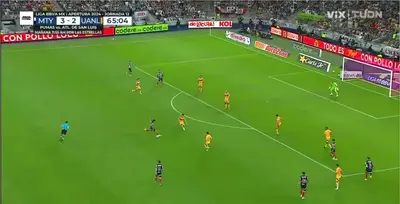 Captura de TUDN del golazo de Fimbres