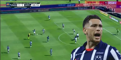 Captura de TUDN del golazo de Ocampos