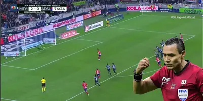 Captura de TUDN del penal de San Luis