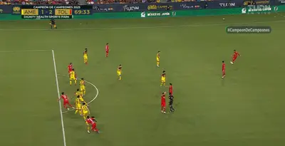 Captura de TUDN del tercer gol