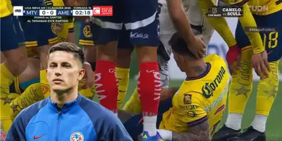 Captura de TUDN tras lesión de Brian