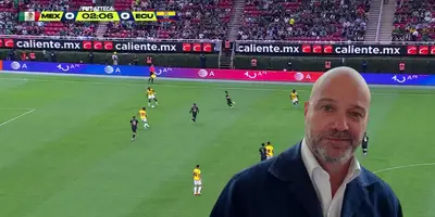 Captura de TV Azteca con García al frente