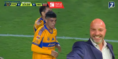 Captura de TV Azteca con García al frente