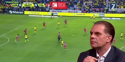 Captura de TV Azteca con Martinoli al frente