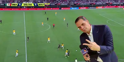 Captura de TV Azteca con Martinoli al frente