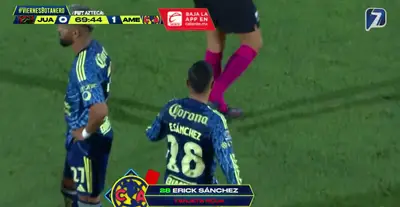 Captura de TV Azteca de la roja a Sánchez