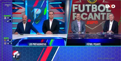 Captura de TV Azteca del enlace con ESPN