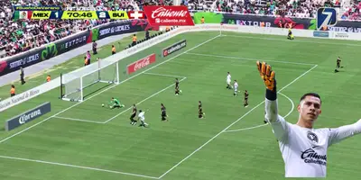 Captura de TV Azteca el error de Rangel