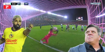 Captura del gol de Aguirre tomada de FOX Sports