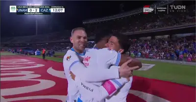 Captura del gol de Cruz Azul, tomada de TUDN