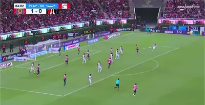 Captura del gol del Atlas tomada de Liga MX