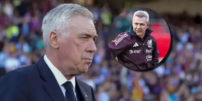 Carlo Ancelotti junto a Javier Aguirre / FOTO EL PORVENIR