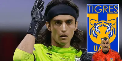 Carlos Acevedo en partido con Santos. Foto: SportsMedia.