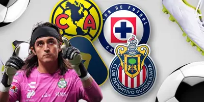 Carlos Acevedo junto a los Cuatro Grandes del Fútbol Mexicano / FOTO INFOBAE