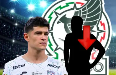 Carlos Moreno y silueta de jugador con flecha roja/ Foto Metropolitano Edomex.