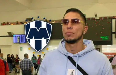 Carlos Salcedo y escudo de Rayados/Foto El Universal.