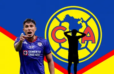 Carlos Salcedo y silueta de jugador con las manos en la cabeza/Foto FutbolSapiens.