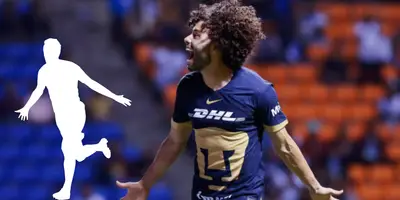 César Huerta en partido con Pumas. Foto: Sports Media