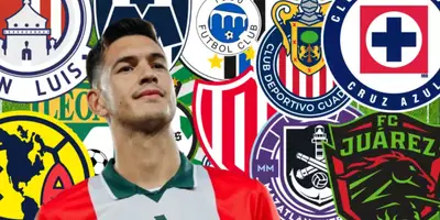 César Montes junto a clubes de la Liga MX / FOTO MILENIO