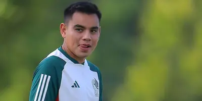 Charly en entreno con México. Foto: Ovaciones