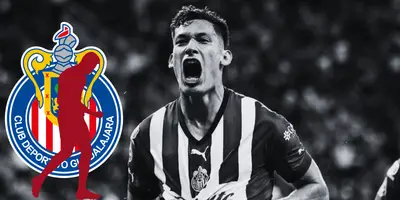 Chiquete en partido con Chivas. Foto: Récord