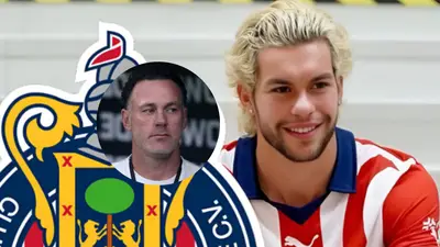 Chivas-Cade Cowell-Gabriel Milito / Foto: Somos Titanes