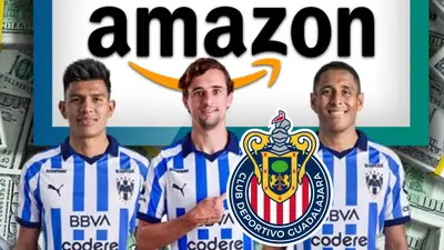 Chivas con Amazon, Jordi Cortizo, Jesús Gallardo y Luis Romo/ Foto: El Cronista