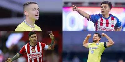 Chivas y América tienen dos futbolistas cada uno que serán clave en el juego del sábado