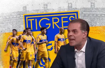 Christian Martinoli gritando y jugadores caminando/ Foto Tigres.