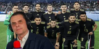 Christian Martinoli junto a futbolistas del Tri / FOTO MILENIO