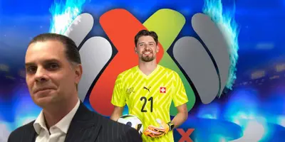 Christian Martinoli junto a Gregor Kobel / FOTO INFOBAE