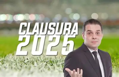 Christian Martinoli y logo del Clausura 2025/ Foto Soy Fútbol.