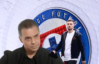 Christian Martinoli y Martín Anselmi/Foto TUDN Fan Shop.