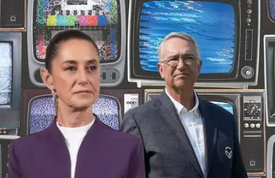 Claudia Sheinbaum y Ricardo Salinas/Foto Cool Wallpapers.