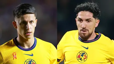 Club América-Diego Valdés-Brian Rodríguez / Foto: Juan Fútbol