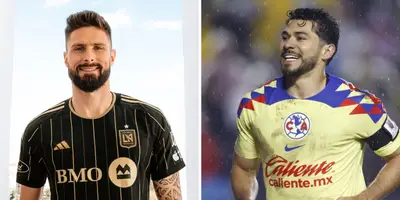 Collage de Giroud y Henry, Foto: LAFC / Récord